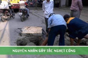 Dịch vụ thông tắc cống tại Hoài Đức uy tín giá chỉ từ 50K