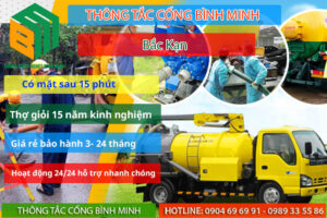 Thông tắc cống tại Bắc Kạn sieu sạch nhanh và giá rẻ 50k