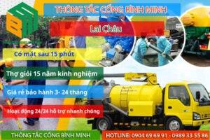 Chia sẻ kinh nghiệm thông tắc cống tại Lai Châu nhanh chóng và hiệu quả nhất