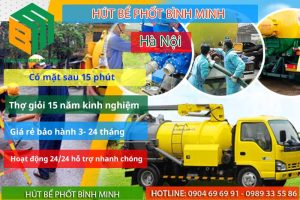 Dịch Vụ Thông Tắc Bể Phốt Tại Hà Nội Chỉ Từ 100k