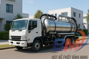 Tổng quan xe hút bể phốt và hướng dẫn chọn dịch vụ đúng cách