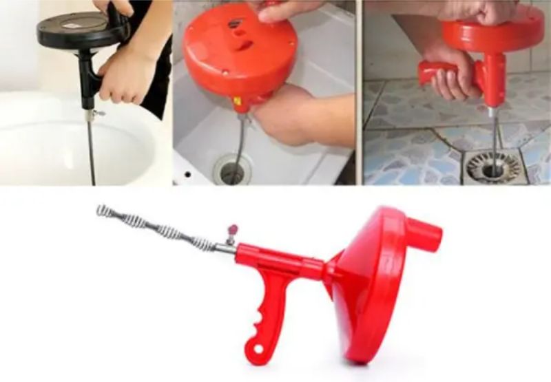 12 Cách thông cống nghẹt tại nhà nhanh, đơn giản và hiệu quả 10 Sử dụng cây thông tắc bồn cầu chuyên dụng