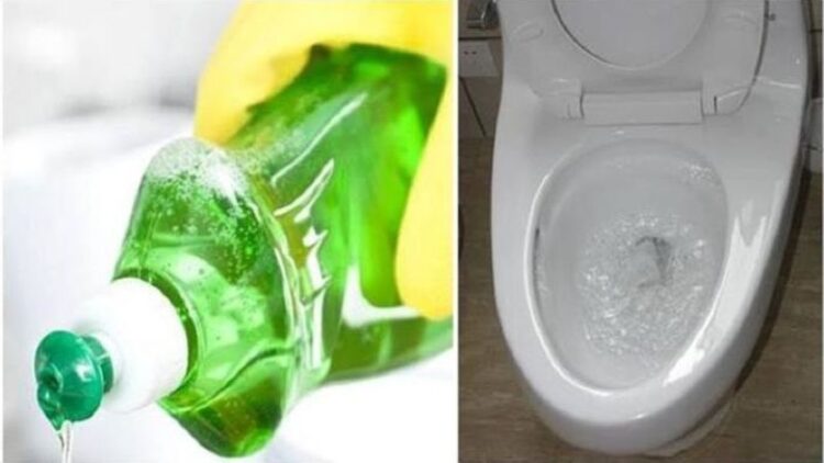 Sử dụng nước nóng kết hợp nước rửa chén