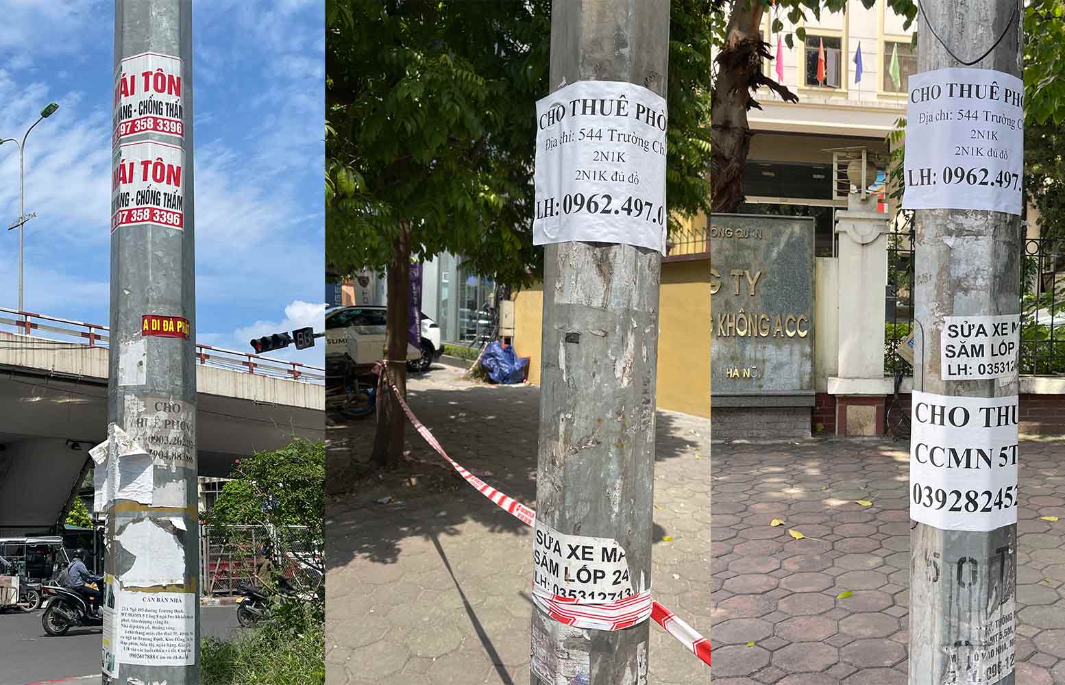 Hút hầm cầu Nha Trang uy tín, giá rẻ chỉ 300k - Dịch vụ 24/7 5 Dán tờ rơi cột điện, mạo danh công ty