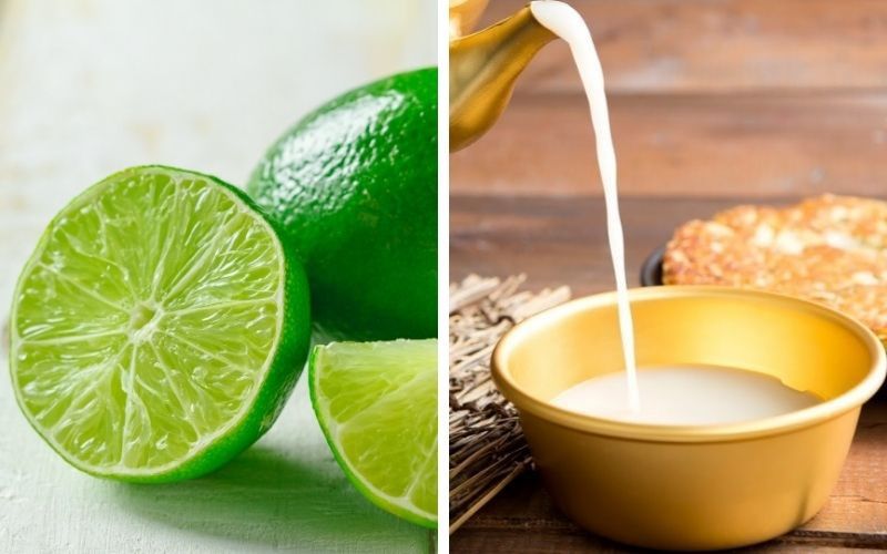 Làm sạch bồn sứ bằng phèn chua và nước cốt chanh