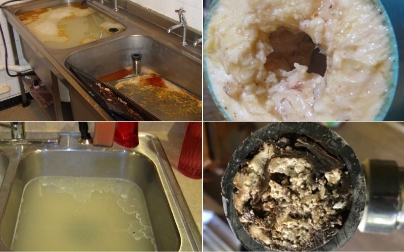 Dấu hiệu nhận biết mỡ đóng cục trong ống thoát nước cần xử lý