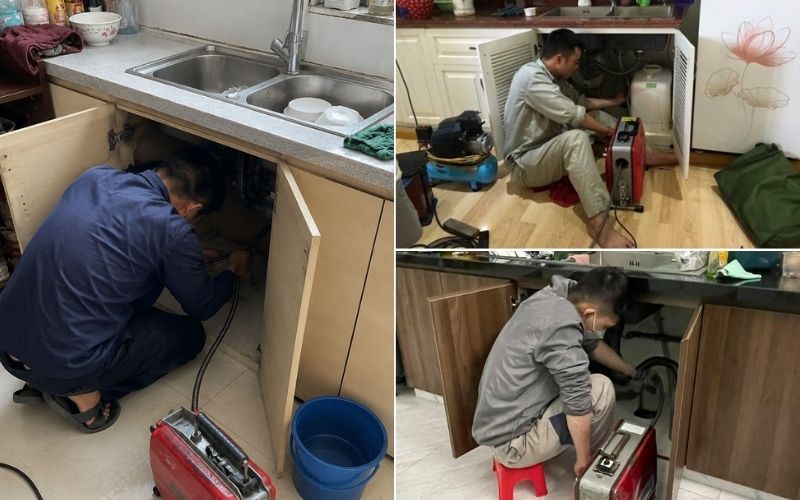 Dịch vụ thông bồn rửa bát tại Môi trường Khánh Hòa không đục phá