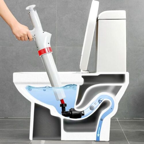 Hướng dẫn sử dụng súng thông bồn cầu từng bước