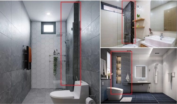 Hộp kỹ thuật nhà vệ sinh (hộp gen) thiết kế tăng tính thẩm mỹ và cách âm cho phòng tắm