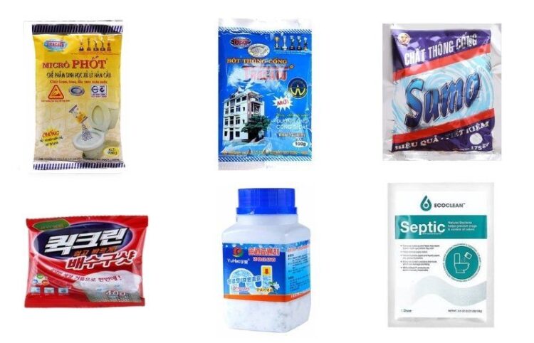 Các loại bột thông tắc bồn cầu tốt và an toàn cho đường ống hiện nay.