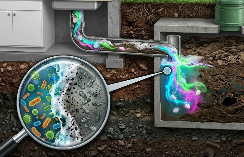 Lạm dụng hóa chất và viên sủi thông tắc bồn cầu làm chết vi sinh vật khiến hầm cầu nhanh đầy ứ