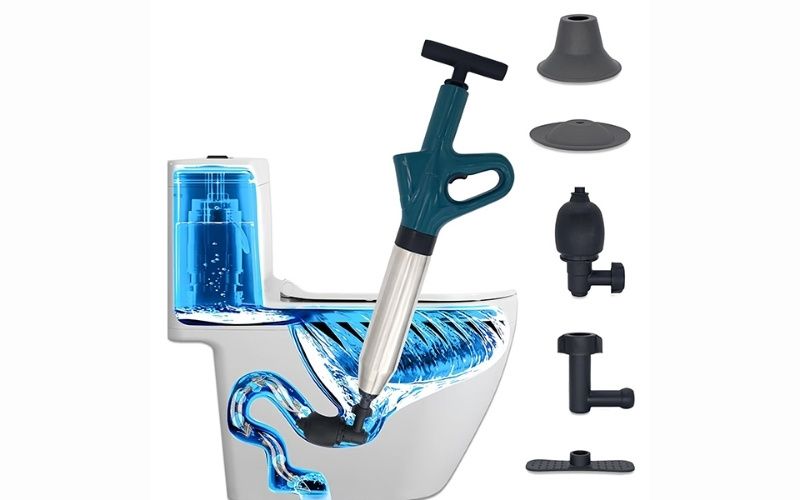 Súng nén khí Mifan - Lựa chọn phổ biến cho người tìm kiếm súng thông tắc bồn cầu loại nào tốt.