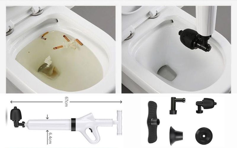 Tổng hợp kinh nghiệm và giải đáp súng thông tắc bồn cầu loại nào tốt nhất trên thị trường